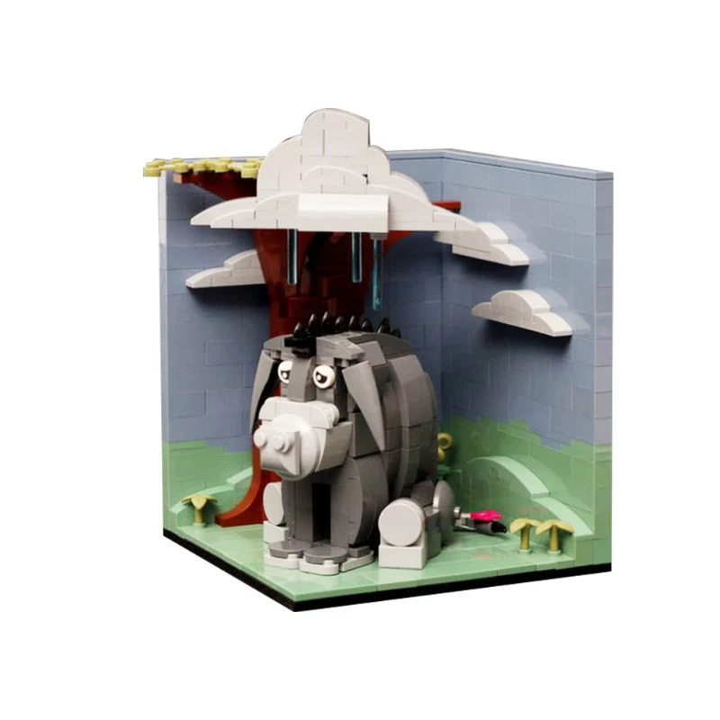 (Gobricks version) 401pcs MOC-151892 Eeyore Habitat - Image 2