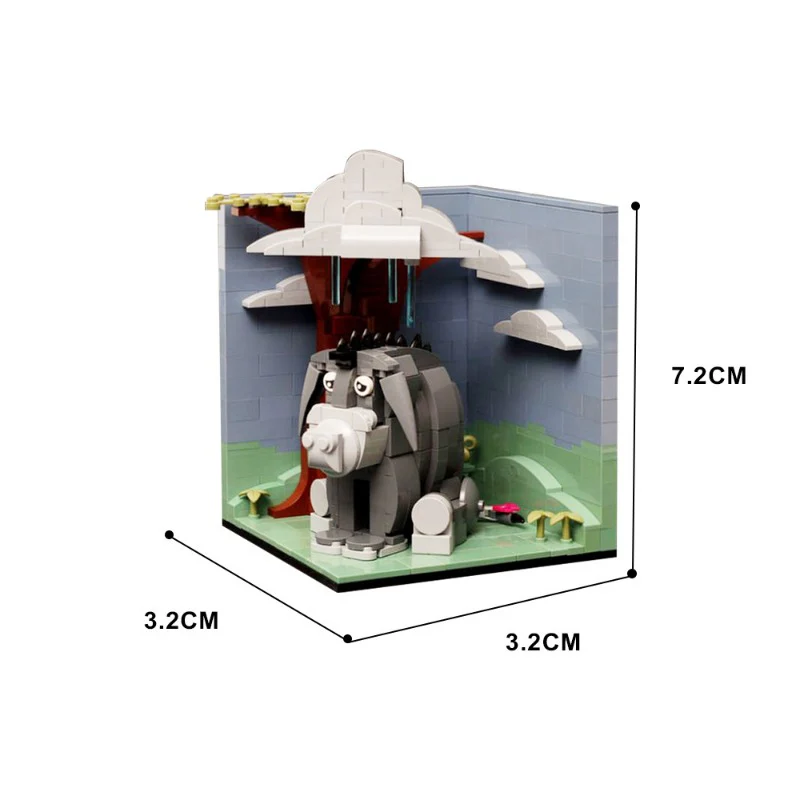 (Gobricks version) 401pcs MOC-151892 Eeyore Habitat - Image 3