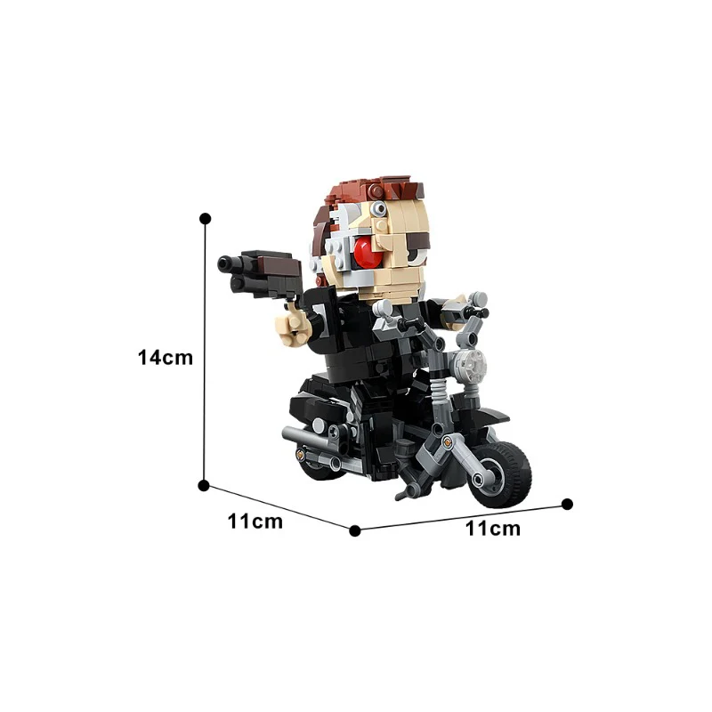 (Gobricks version) 402 pcs MOC-166963 T-800+bike - Image 2