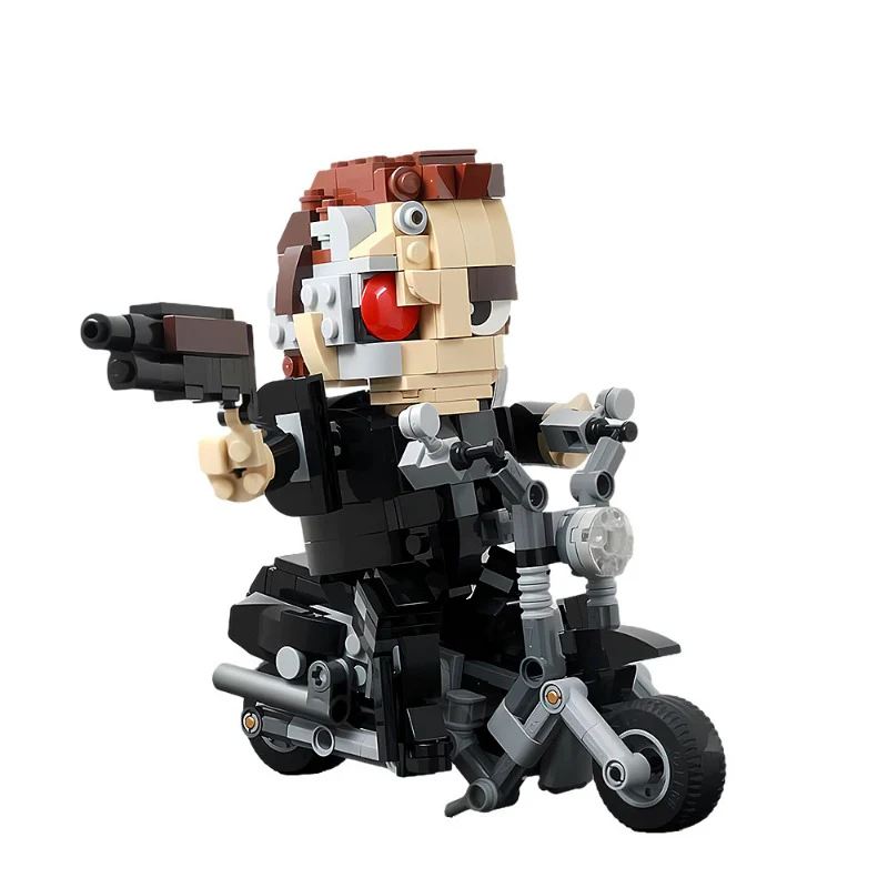 (Gobricks version) 402 pcs MOC-166963 T-800+bike - Image 3