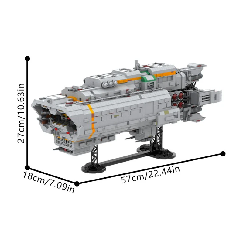 (Gobricks version) 4039pcs MOC-209658 Canterbury from The Expanse - Image 7