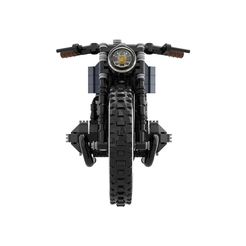 (Gobricks version) 403pcs MOC BMW R100 serie Air Boxer Moto Cafe Racer - Image 2