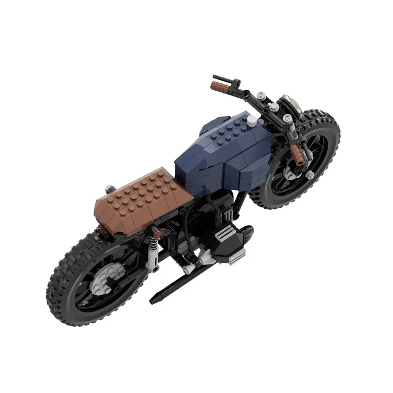 (Gobricks version) 403pcs MOC BMW R100 serie Air Boxer Moto Cafe Racer - Image 4