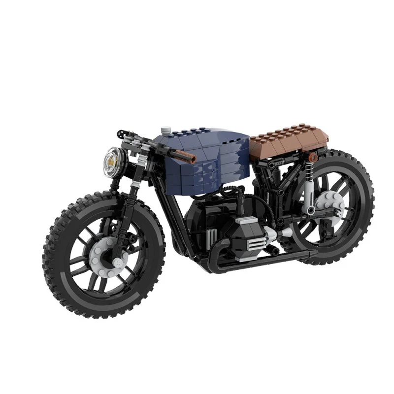 (Gobricks version) 403pcs MOC BMW R100 serie Air Boxer Moto Cafe Racer - Image 5