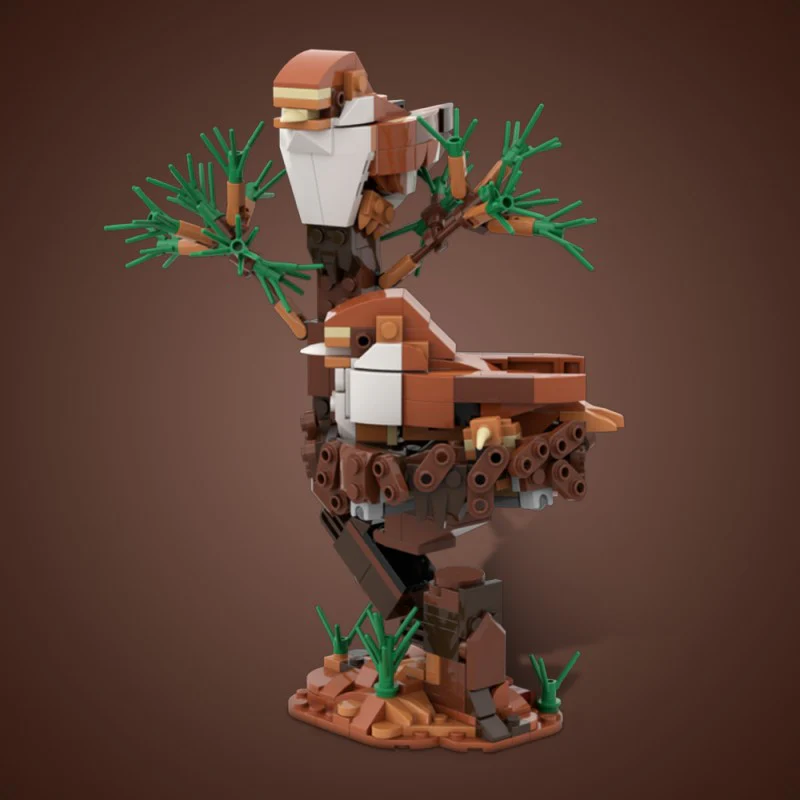 (Gobricks version) 404pcs MOC-209245 Two little birds - Image 6