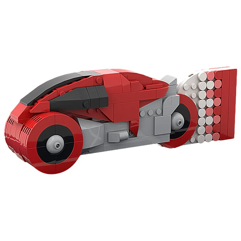 (Gobricks version) 408 pcs MOC-164928 TRON Lightcycle (1982) - Image 2