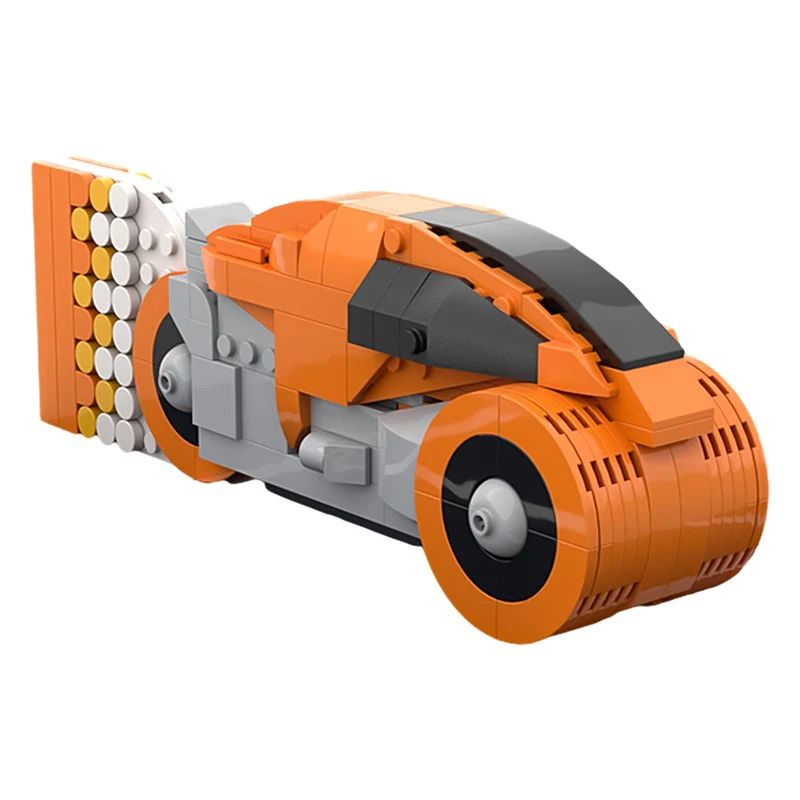(Gobricks version) 408 pcs MOC-164928 TRON Lightcycle (1982) - Image 4