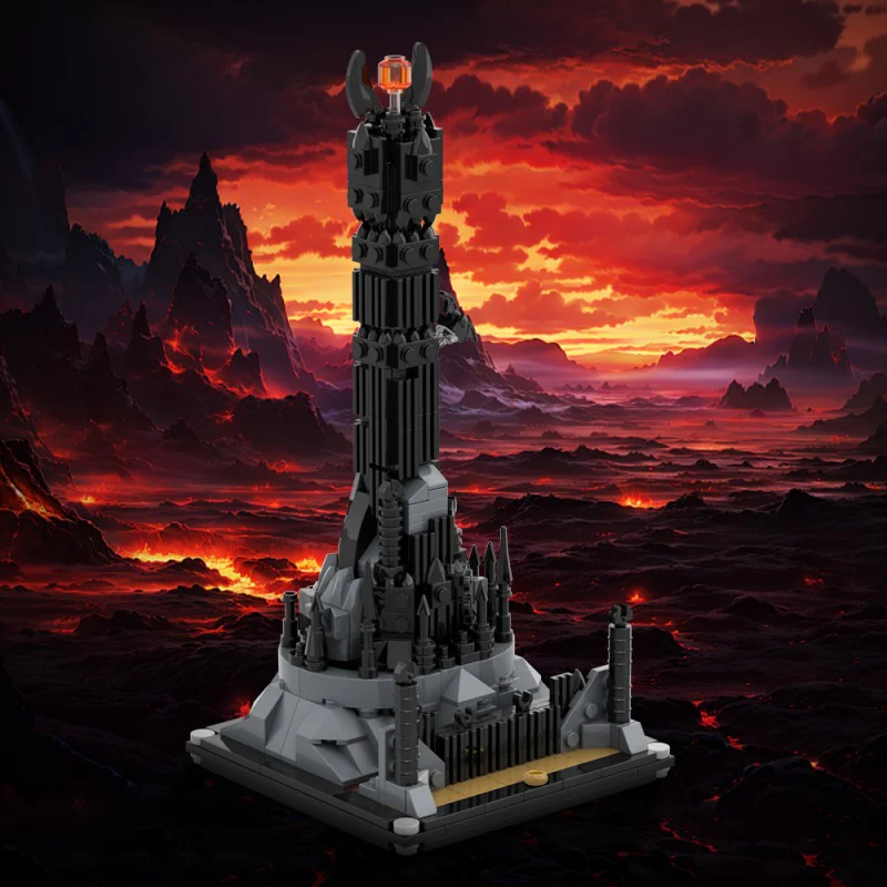 (Gobricks version) 413pcs MOC Barad Dur - Image 4