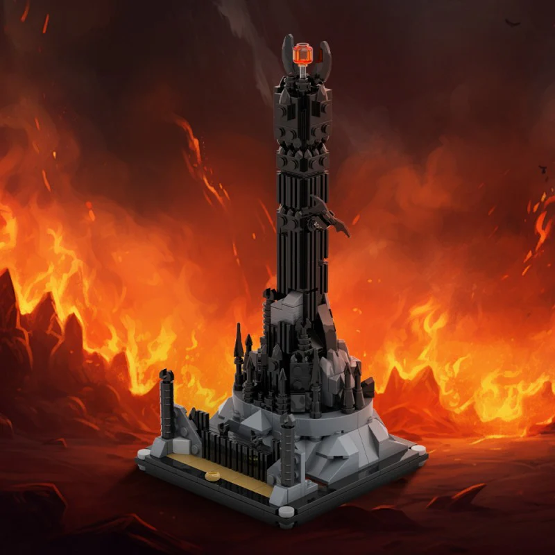 (Gobricks version) 413pcs MOC Barad Dur - Image 5