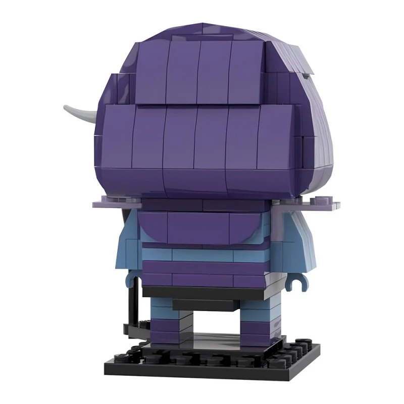 (Gobricks version) 416pcs MOC-201373 He-Man & Skeletor (Masters of the Universe) Brickheadz - Image 4