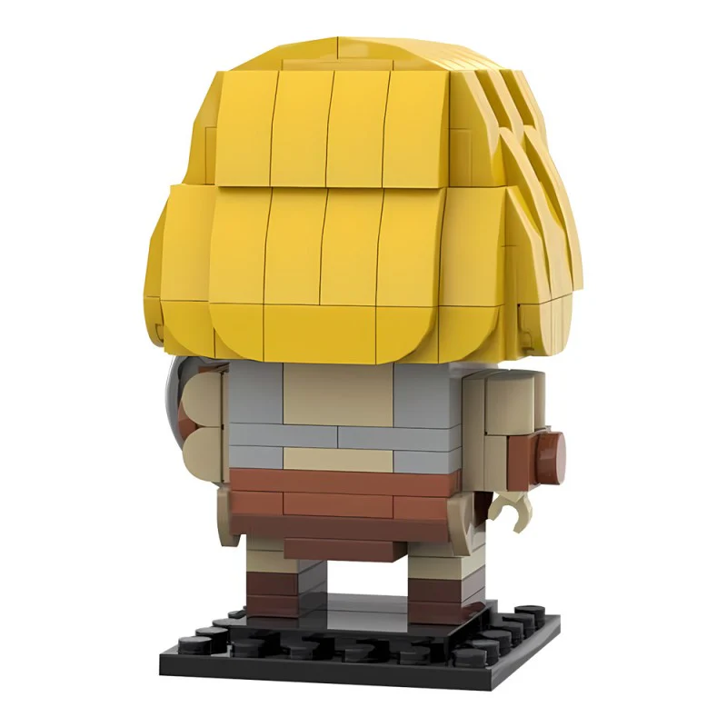 (Gobricks version) 416pcs MOC-201373 He-Man & Skeletor (Masters of the Universe) Brickheadz - Image 5