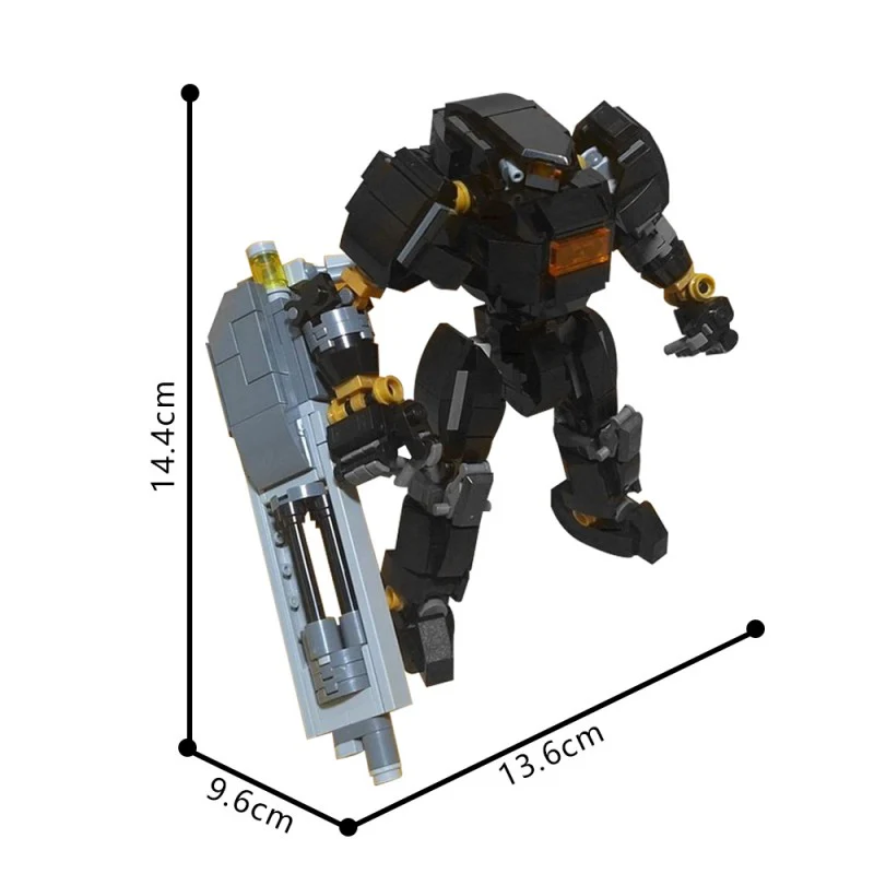 (Gobricks version) 420PCS MOC-205864 PA-001 Marauder Power Armor v2 - Image 5