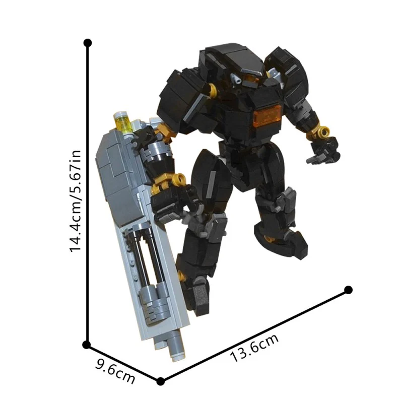 (Gobricks version) 420PCS MOC-205864 PA-001 Marauder Power Armor v2 - Image 6