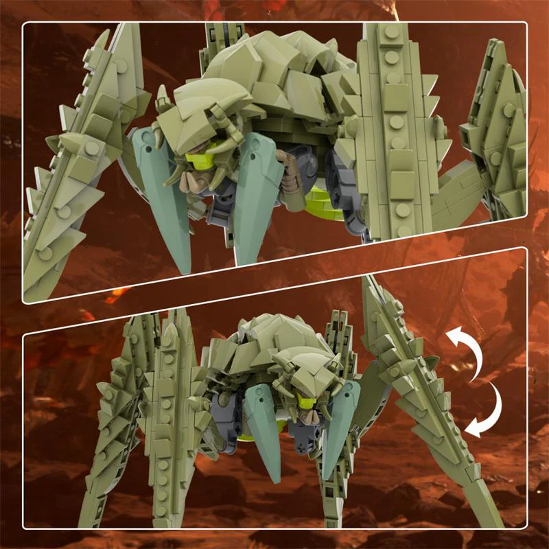 (Gobricks version) 426pcs MOC Helldivers Bile Titan - Image 11