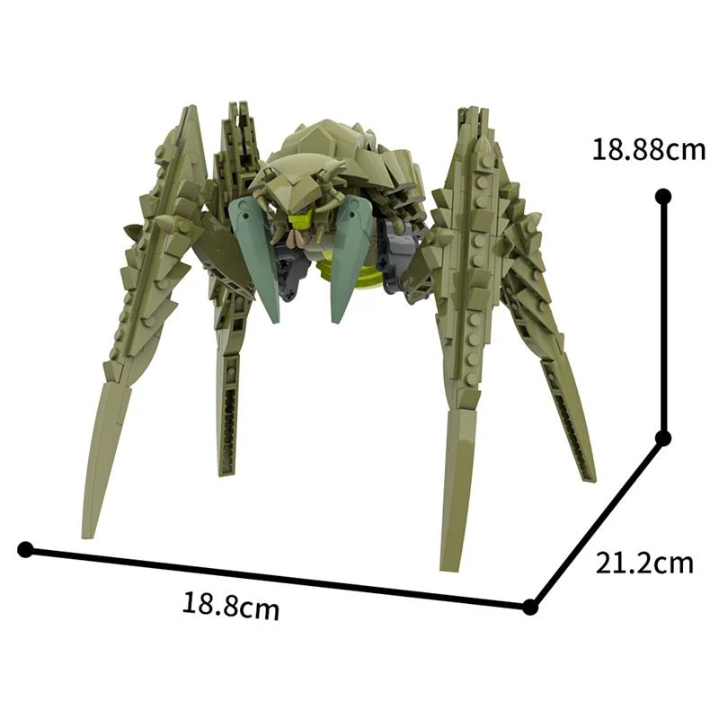 (Gobricks version) 426pcs MOC Helldivers Bile Titan - Image 6