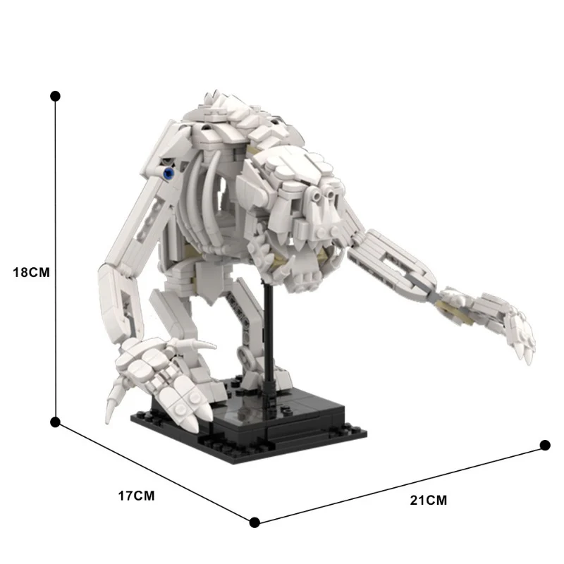 (Gobricks version) 447 pcs MOC-114820 Rancor Skeleton - Lego Dinosaur Fossils - Image 4
