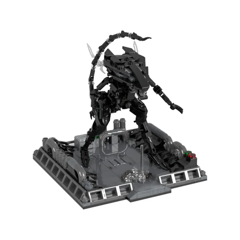 (Gobricks version) 450pcs MOC-199999 Aliens Micro Diorama Series : Xenomorph Queen - Image 2