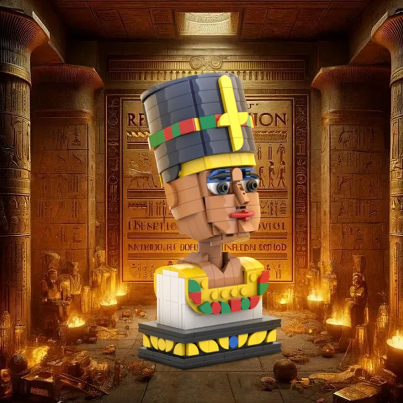 (Gobricks version) 454pcs MOC-168052 Nefertiti Egypt queen - Image 6