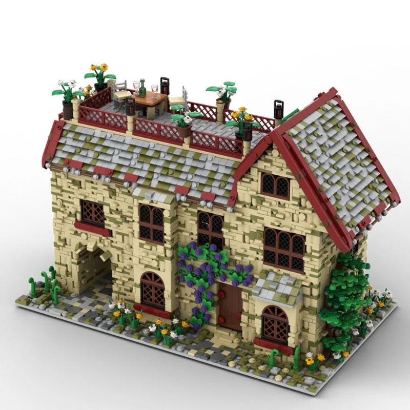 (Gobricks version) 4550pcs MOC A House with an Attic LEGO Compatible - Image 4