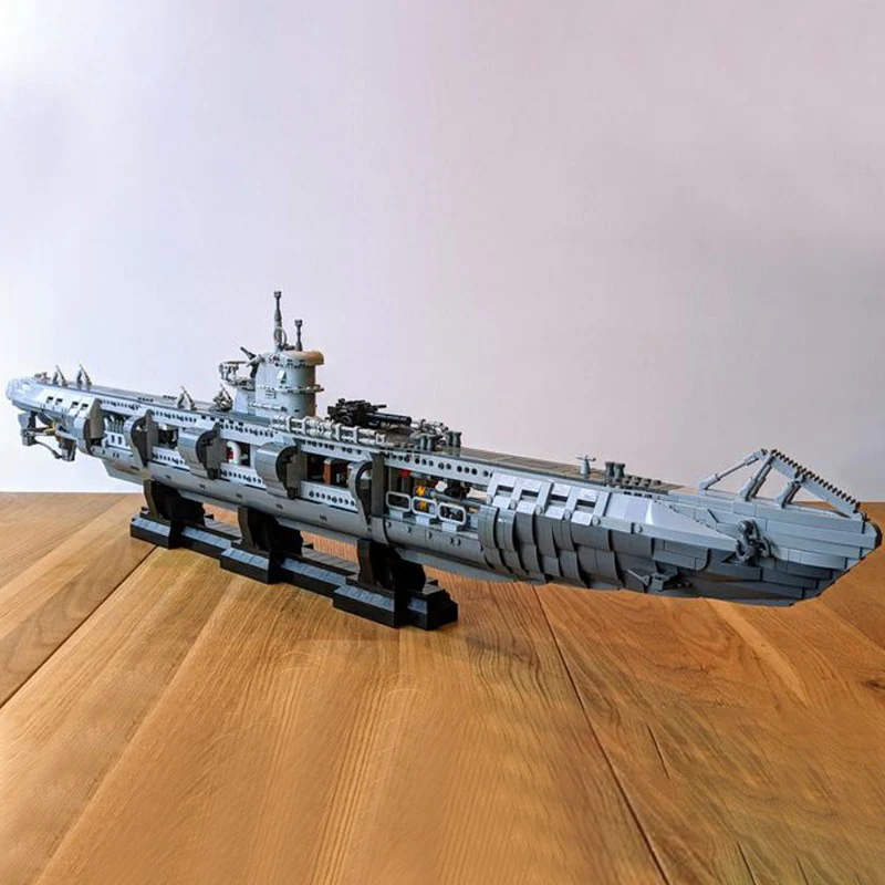 (Gobricks version) 4565pcs MOC U-Boat Type VIIC LEGO Compatible - Image 3