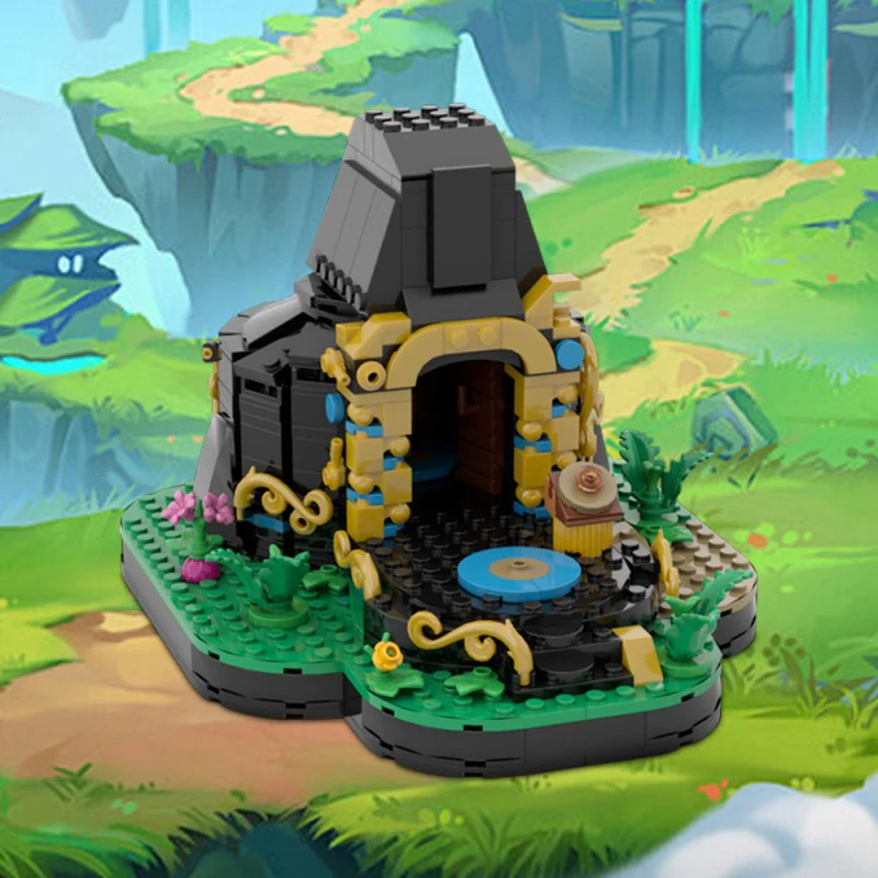(Gobricks version) 459pcs MOC-221622 Wild Ancient Shrine - Image 10