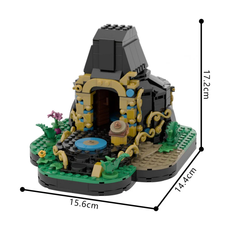 (Gobricks version) 459pcs MOC-221622 Wild Ancient Shrine - Image 5