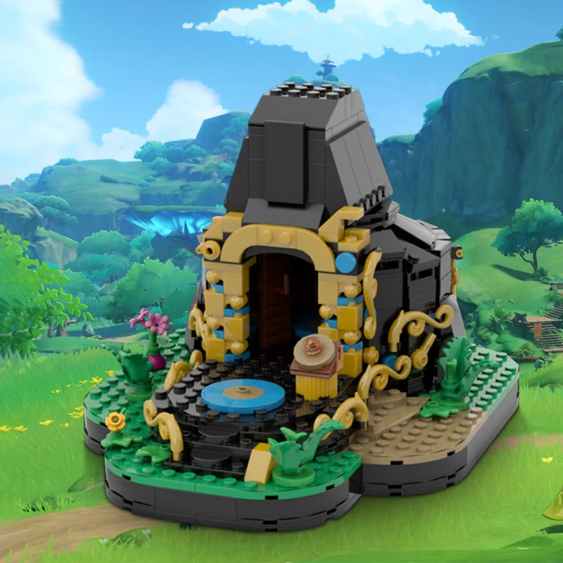 (Gobricks version) 459pcs MOC-221622 Wild Ancient Shrine - Image 7