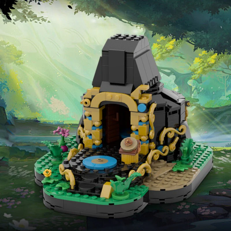 (Gobricks version) 459pcs MOC-221622 Wild Ancient Shrine - Image 8