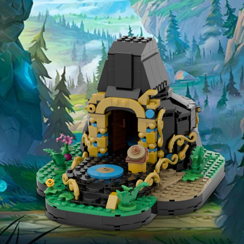 (Gobricks version) 459pcs MOC-221622 Wild Ancient Shrine - Image 9