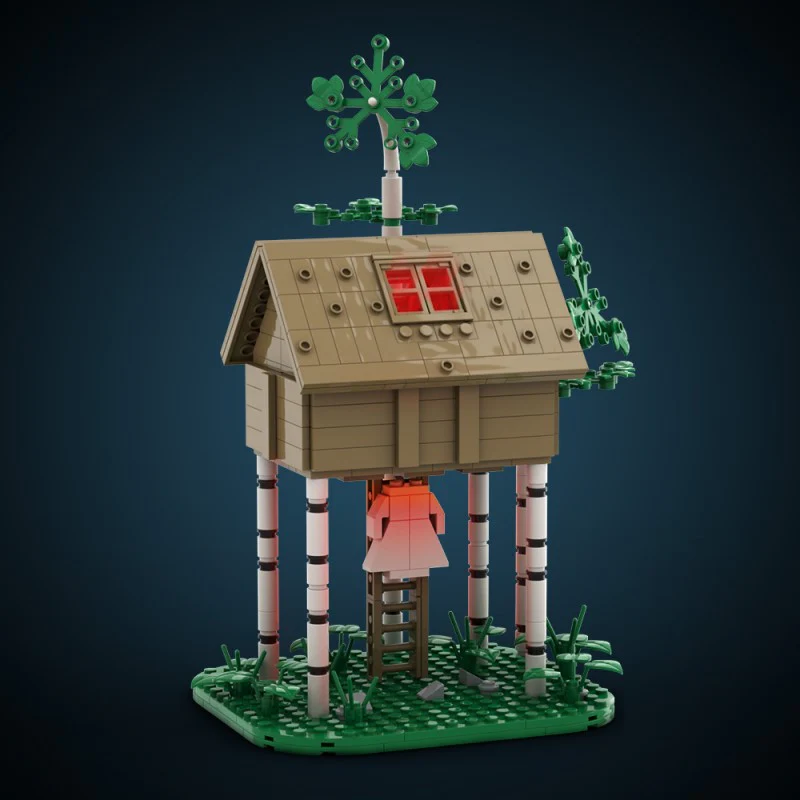 (Gobricks version) 460pcs MOC Hereditary – Treehouse - Image 11