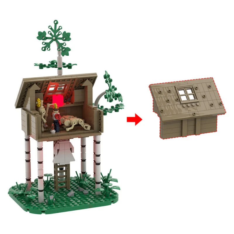 (Gobricks version) 460pcs MOC Hereditary – Treehouse - Image 5