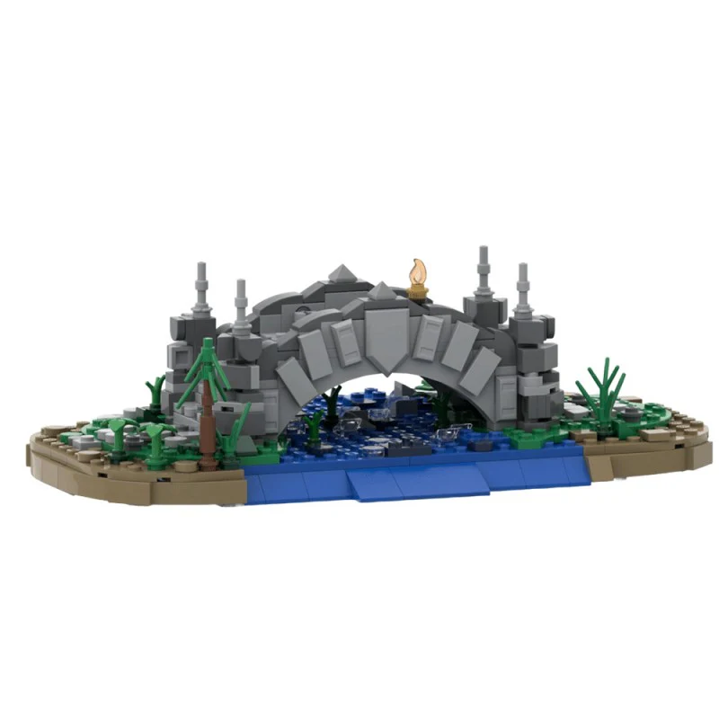 (Gobricks version) 461pcs MOC-219833 Bridge - Image 5