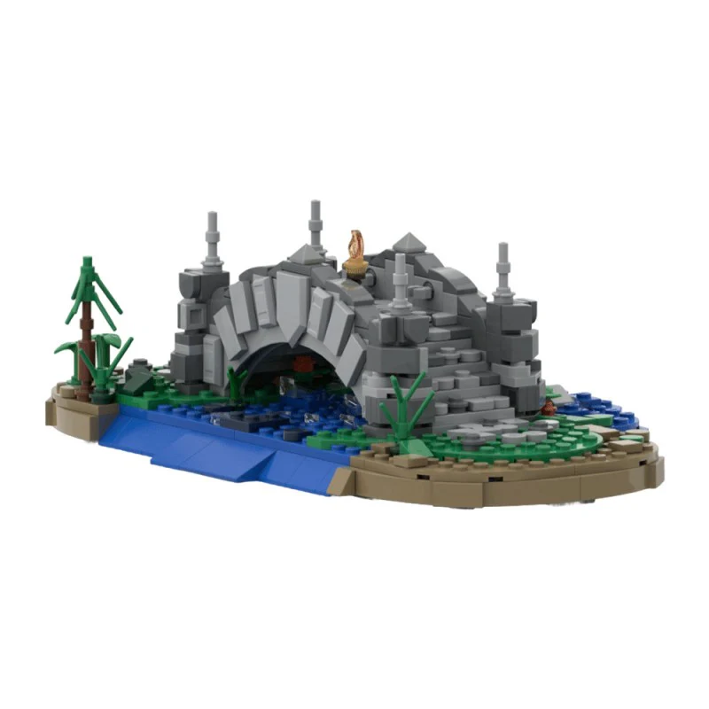 (Gobricks version) 461pcs MOC-219833 Bridge - Image 6