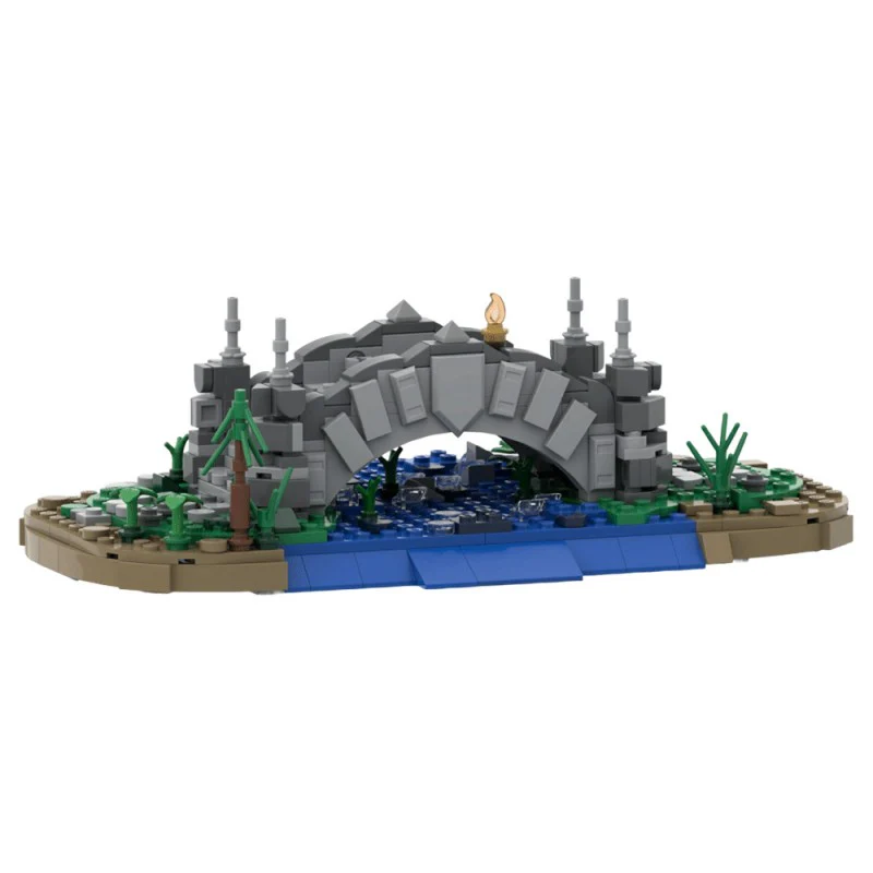 (Gobricks version) 461pcs MOC-219833 Bridge - Image 8