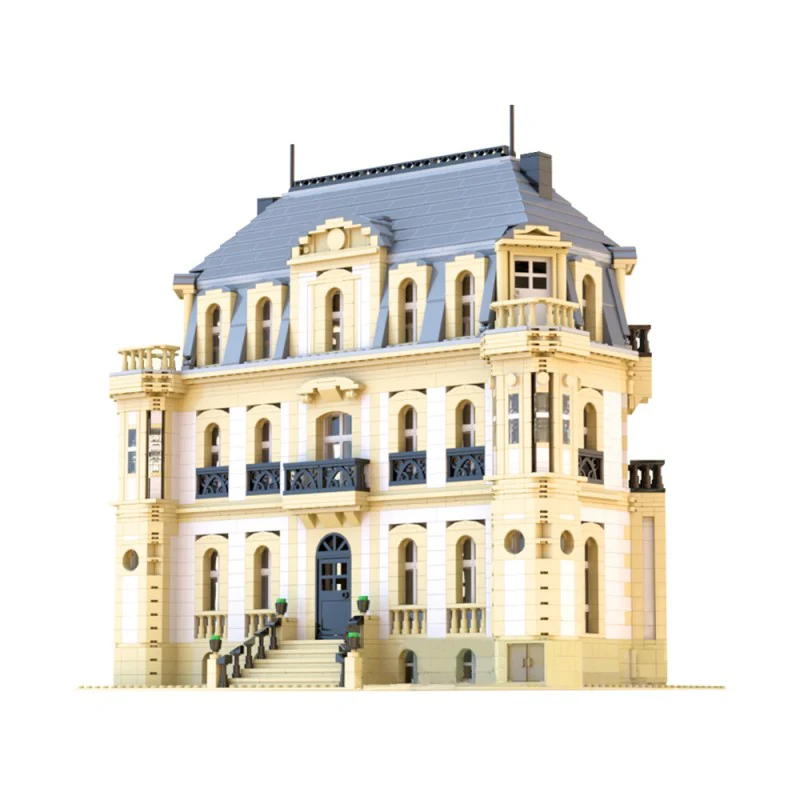 (Gobricks version) 4621pcs MOC-198966 Château Saint-Jean (Chateau Bugatti, Molsheim) - Image 2