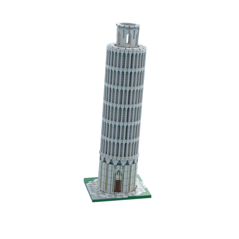 (Gobricks version) 4655pcs MOC-44338 Leaning Tower of Pisa - Image 2