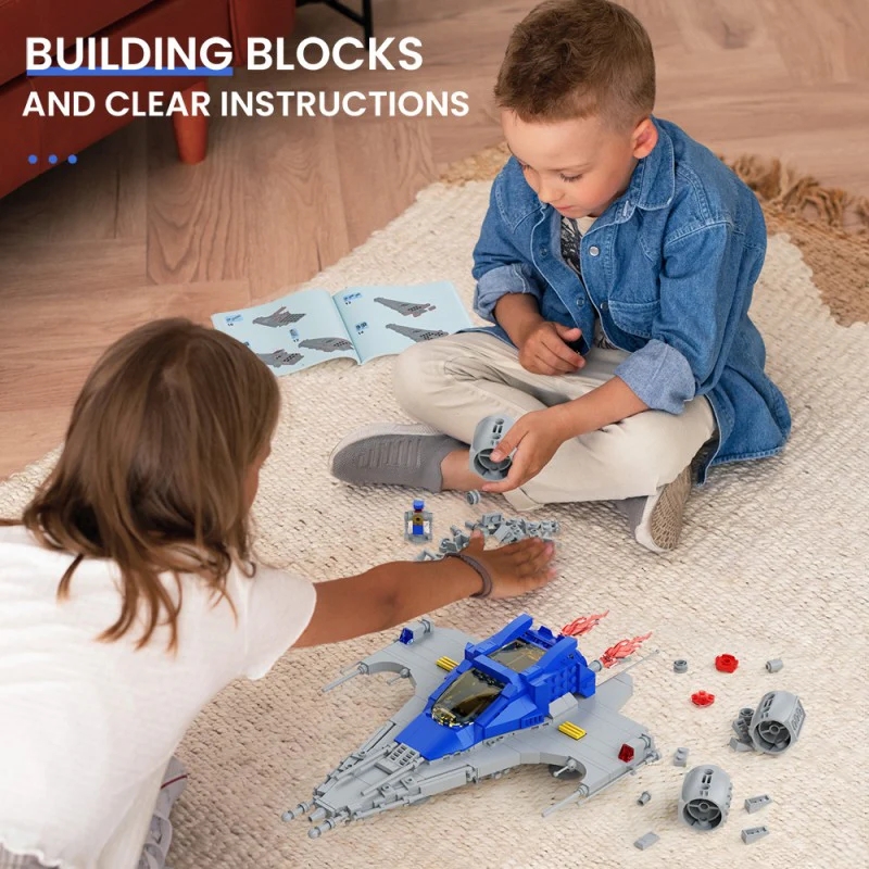 (Gobricks version) 465pcs MOC Space Series——Discovery (Spaceship) - Image 10