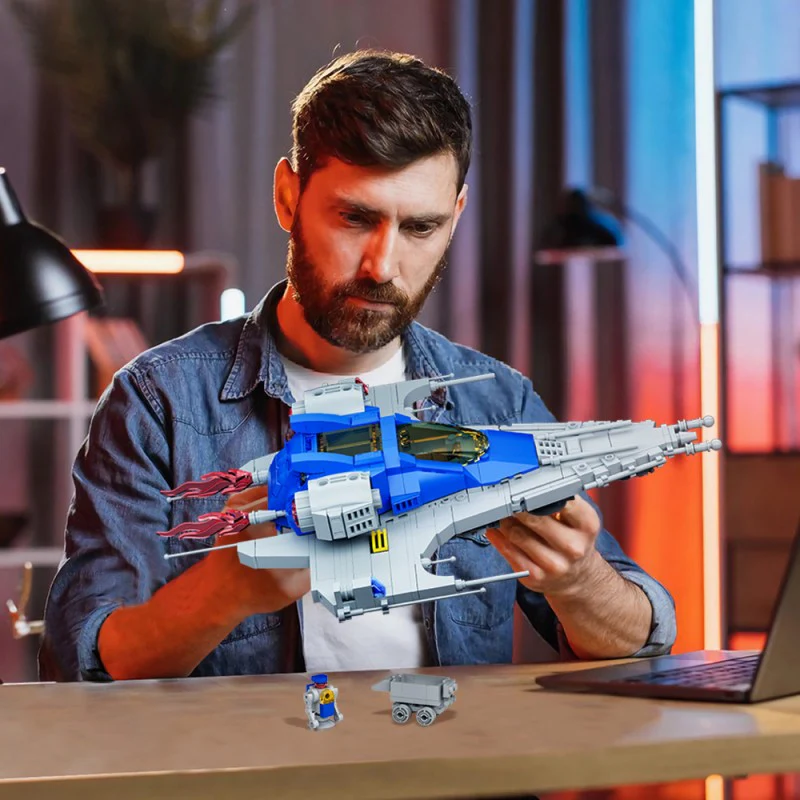 (Gobricks version) 465pcs MOC Space Series——Discovery (Spaceship) - Image 9