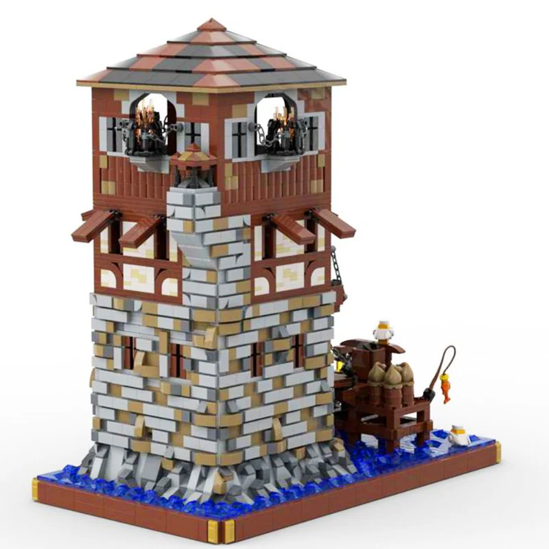 (Gobricks version) 4673 pcs MOC-126224 Medieval lighthouse - Image 2