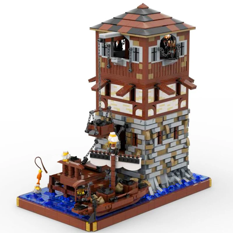 (Gobricks version) 4673 pcs MOC-126224 Medieval lighthouse - Image 5