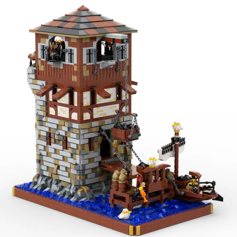 (Gobricks version) 4673 pcs MOC-126224 Medieval lighthouse - Image 6
