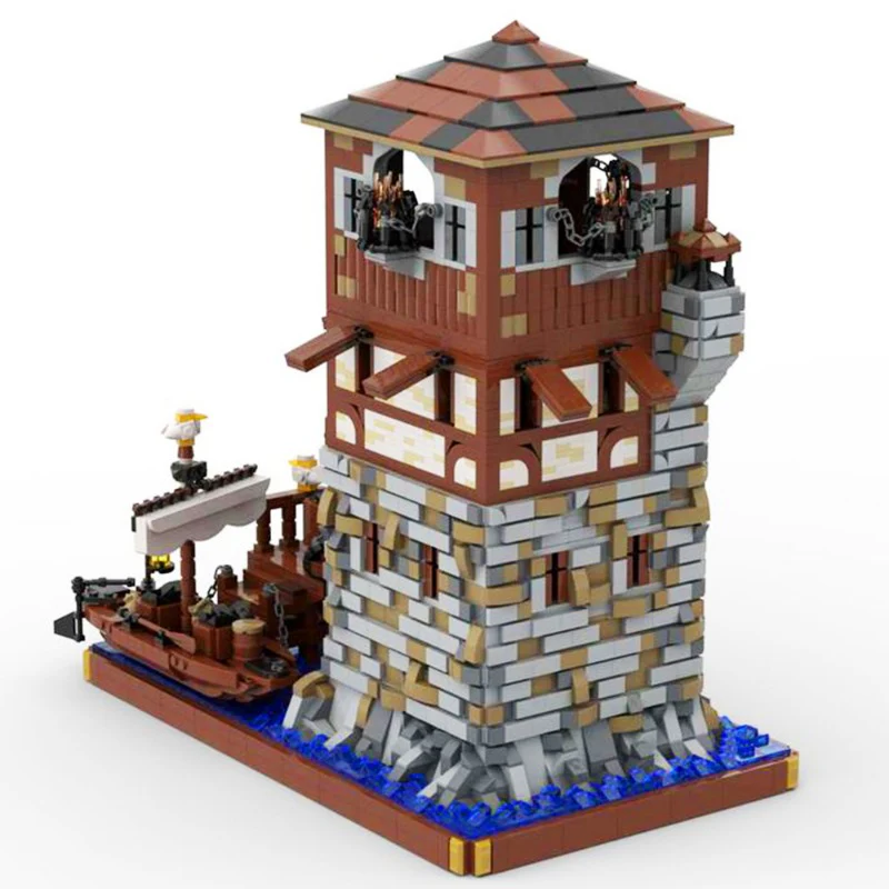 (Gobricks version) 4673 pcs MOC-126224 Medieval lighthouse - Image 7