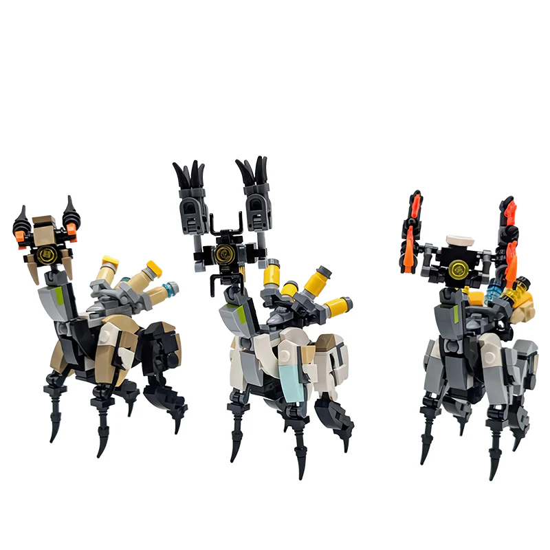 (Gobricks version) 469PCS MOC-184406 Grazer, Lancehorn, and Fanghorn: Horizon - Image 2