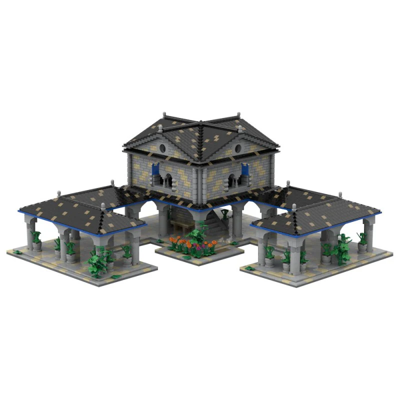 (Gobricks version) 4709PCS MOC-198647 Age of Empires - Town Center (Britons) - Image 4