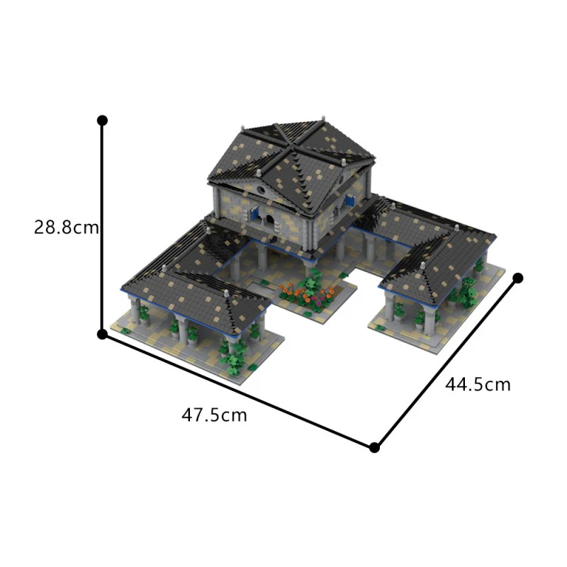 (Gobricks version) 4709PCS MOC-198647 Age of Empires - Town Center (Britons) - Image 6