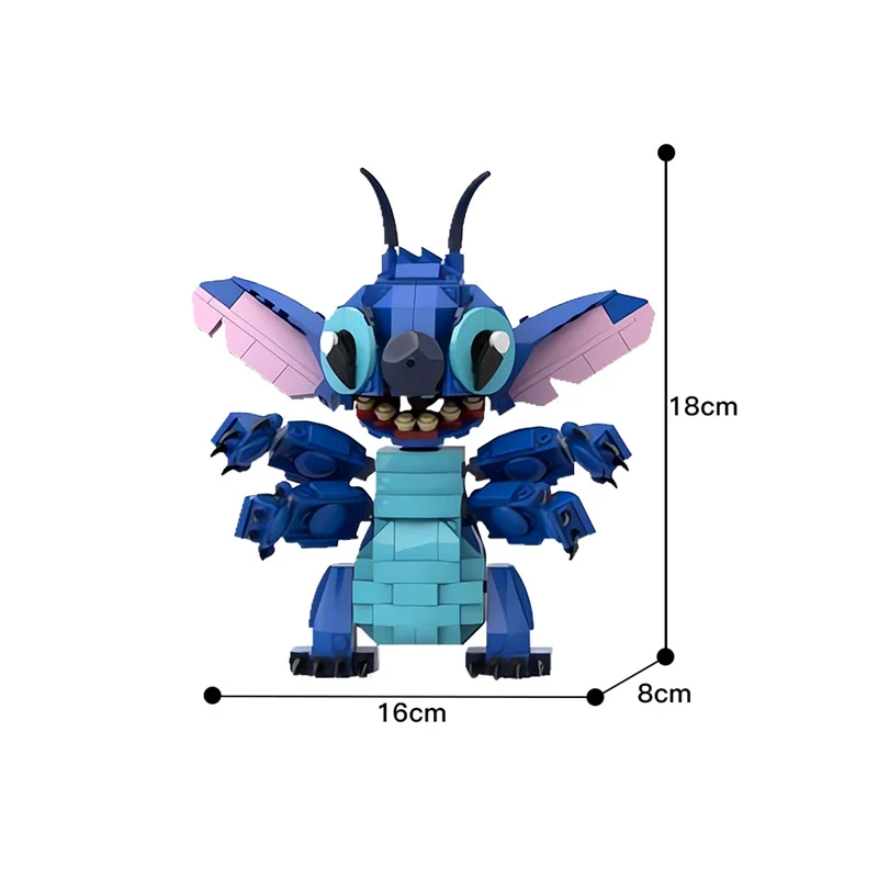 (Gobricks version) 470PCS MOC-146427 Stitch - Image 4