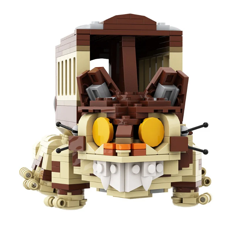(Gobricks version) 474 pcs MOC-142527 Totoro's Catbus ネ コ バ ス - Image 2