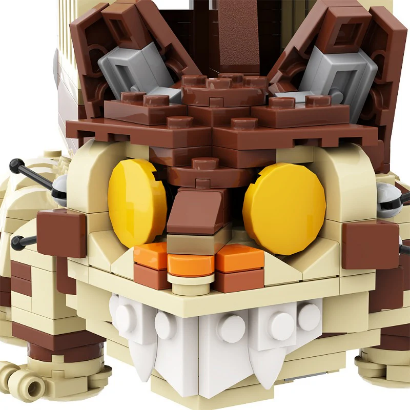 (Gobricks version) 474 pcs MOC-142527 Totoro's Catbus ネ コ バ ス - Image 3
