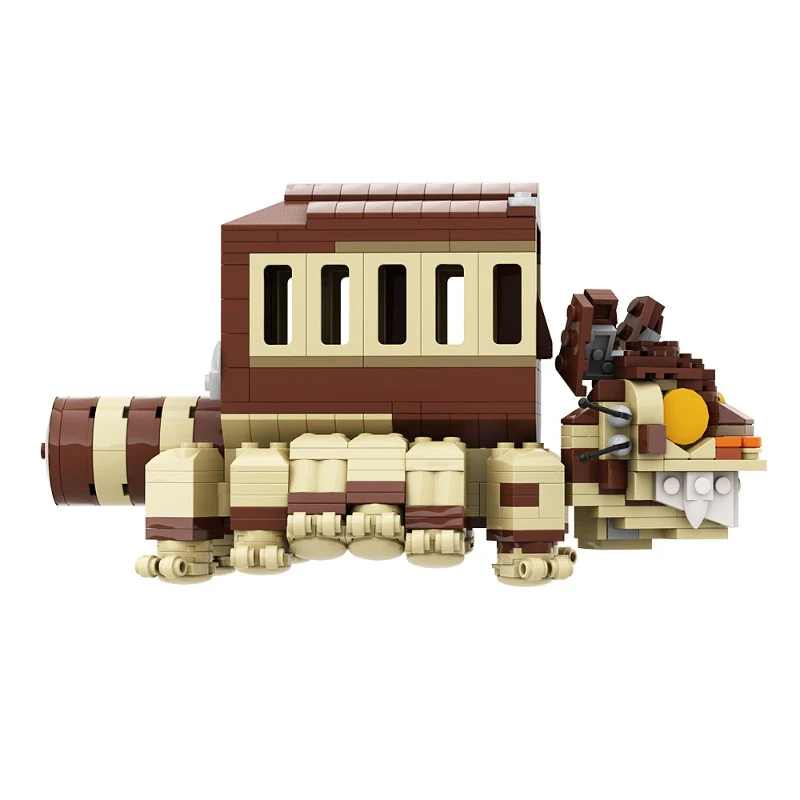(Gobricks version) 474 pcs MOC-142527 Totoro's Catbus ネ コ バ ス - Image 6