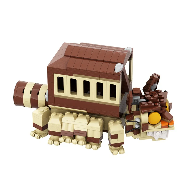 (Gobricks version) 474 pcs MOC-142527 Totoro's Catbus ネ コ バ ス - Image 7
